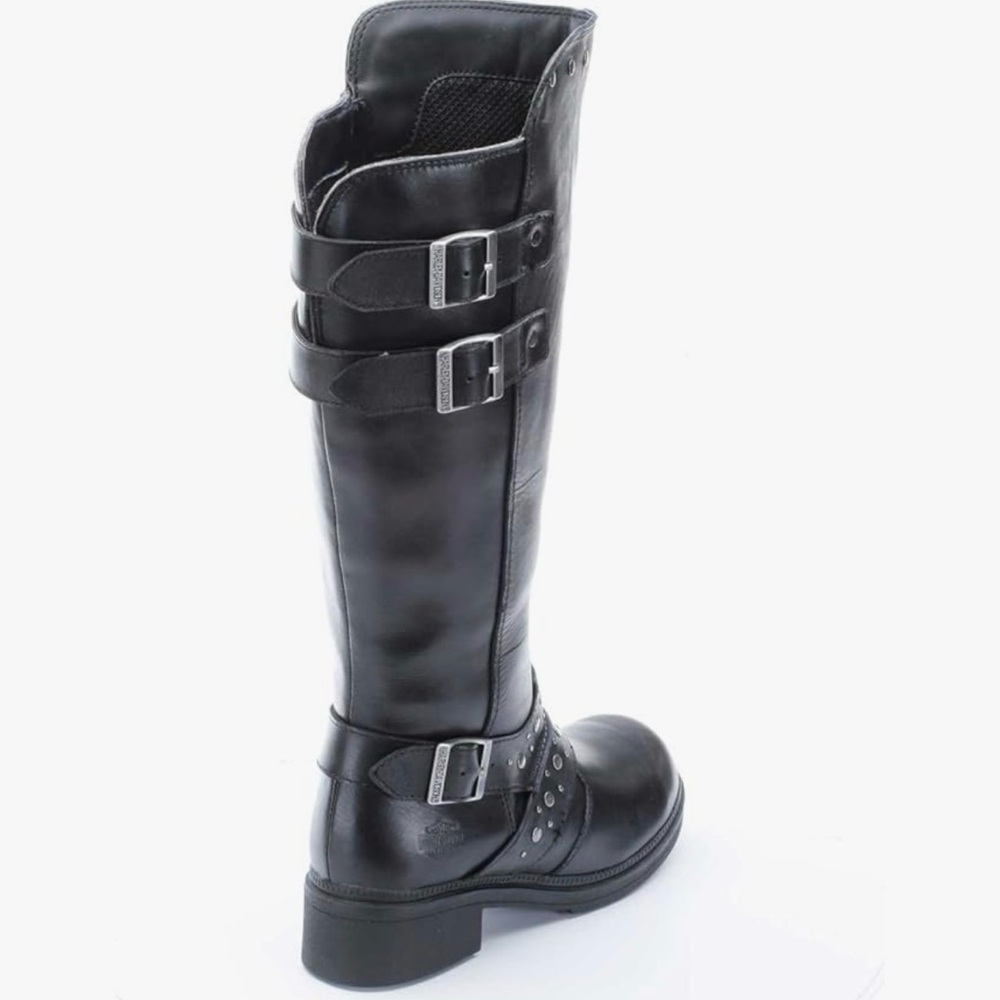 Harley-Davidson Black Textured Footwear - Picture 3 of 16